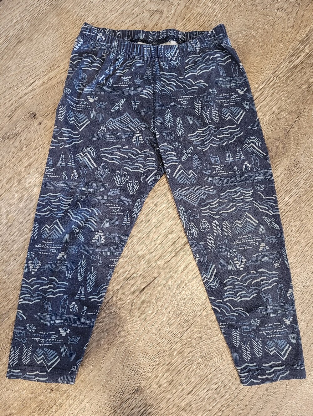 Patagonia Baby Capilene Midweight Baselayer Bottoms Shorts 3T Graphic Print